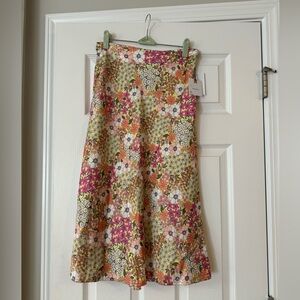 Originality Floral Midi Skirt